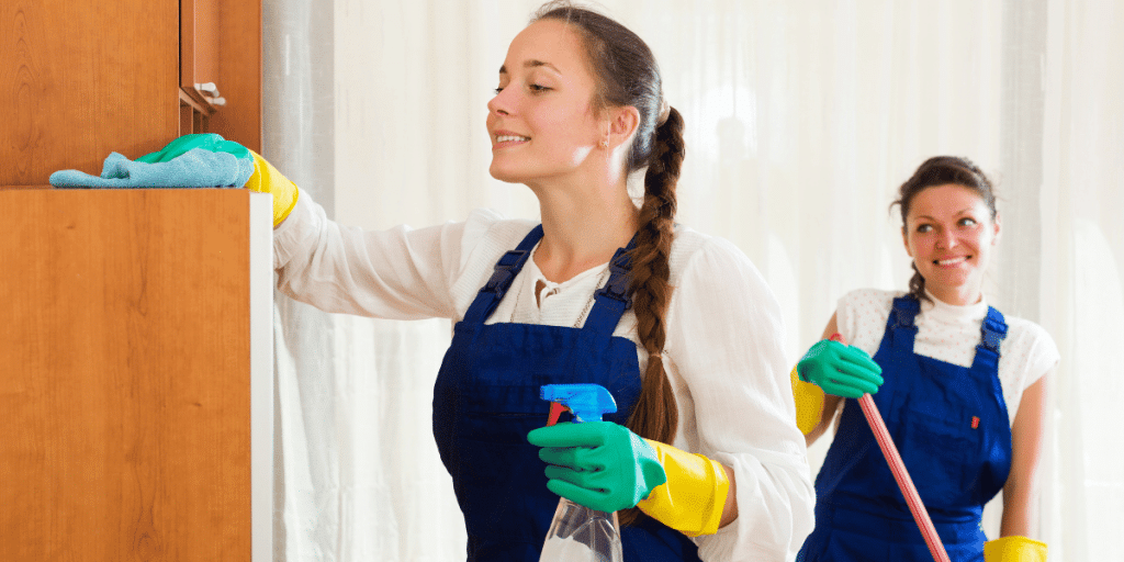What do house cleaners clean?