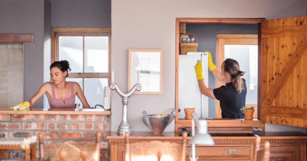 Summer home cleaning